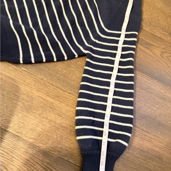 Sezane Leontine Navy and White Striped Sweater - Picture 7 of 7